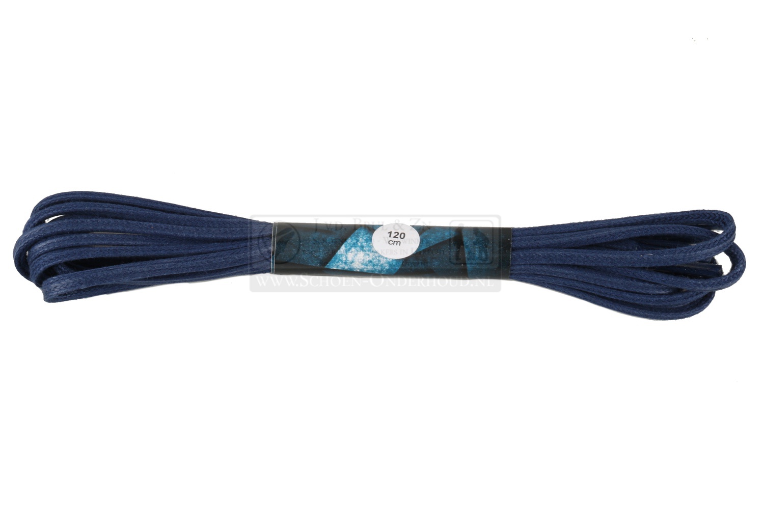 Controversieel veel plezier zag Braend veters vierkant donker kobalt blauw 120 cm