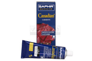 saphir canadian jacket & bag cream